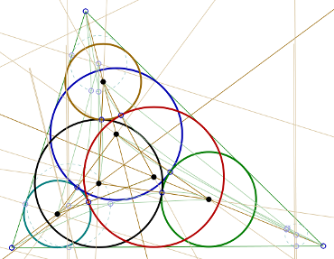 Image 7: Diagram of the six circles theorem